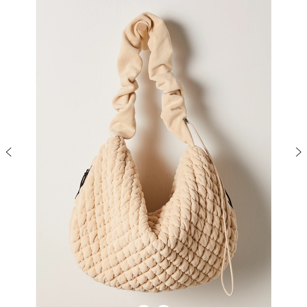 Nwt Free People Pucker Up Fleece Carryall
